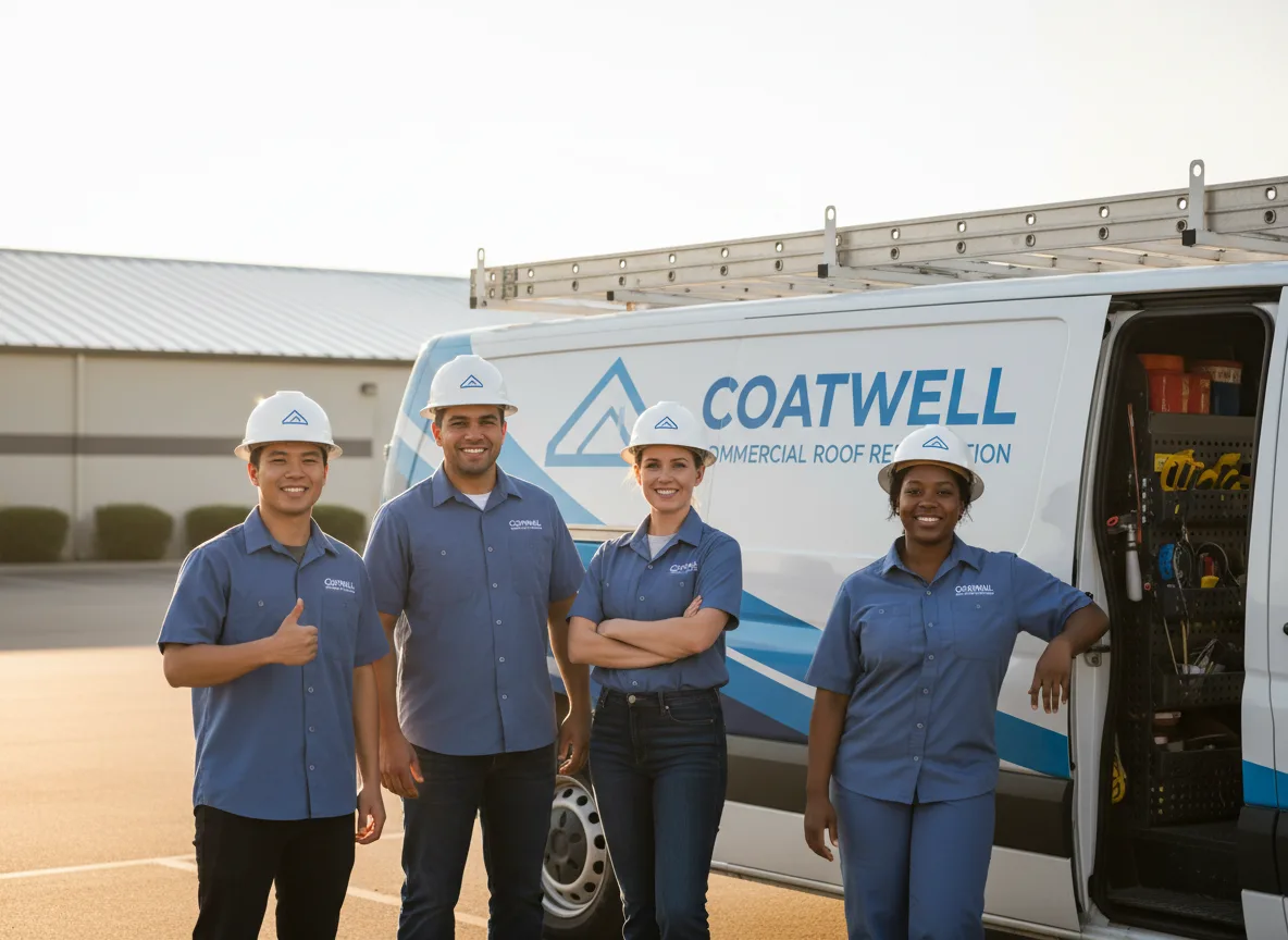 Commercial roof coating company in Hanover, IL